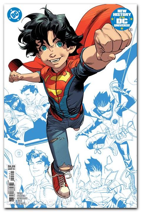 New History Of The DC Universe #4 (2025) cover b mora variant