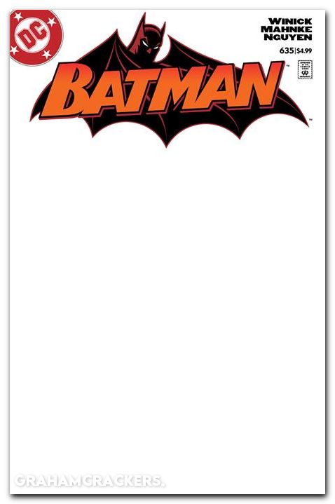 Batman #635 (1940) 2025 facsimile edition cover d blank variant