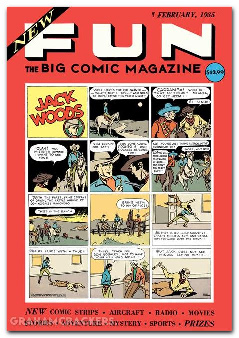 New Fun Comics #1 (1935) 2025 facsimile edition cover b anderson foil variant