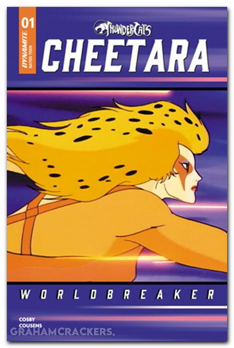 Cheetara Worldbreaker #1 (2025) cover e animation art variant