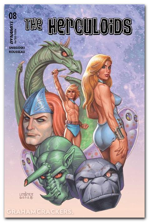 Herculoids #8 (2025) cover b linsner variant