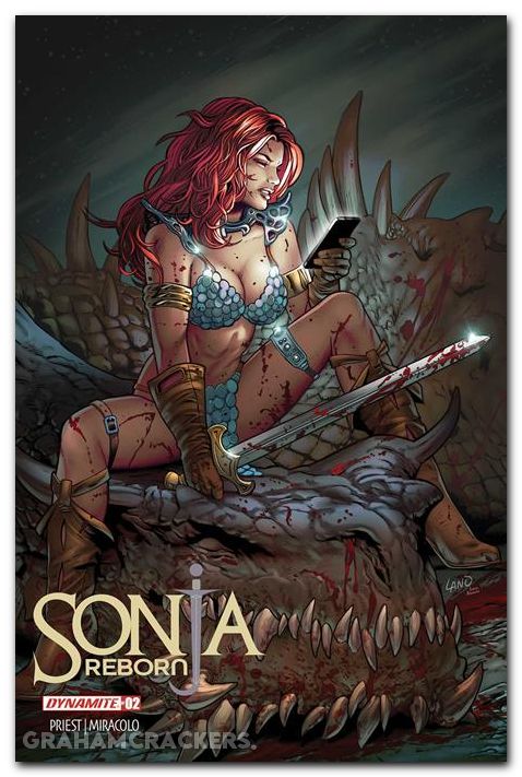 Sonja Reborn #2 (2025) cover d land variant