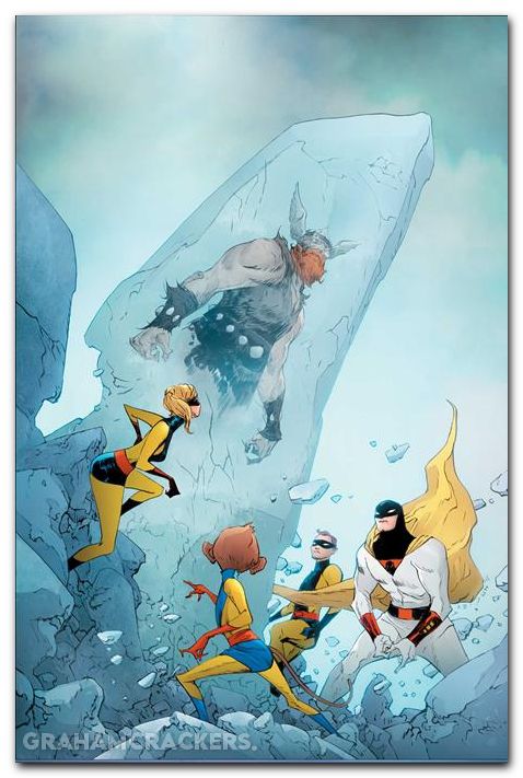 Space Ghost #3 (2025) cover k lee virgin variant