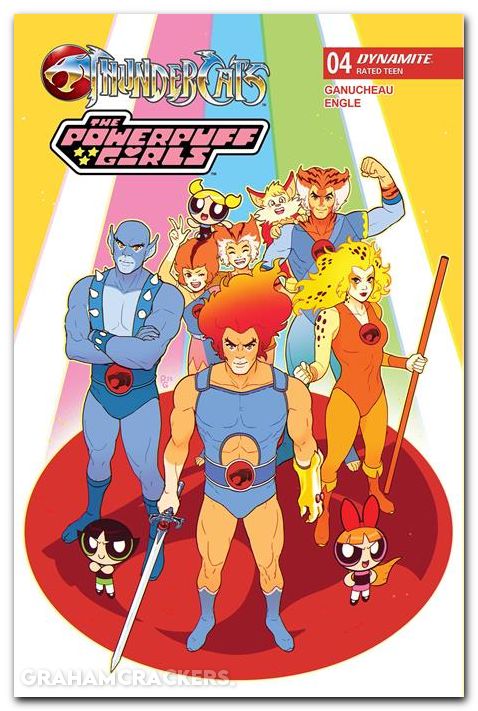 Thundercats Powerpuff Girls #4 (2025) cover a