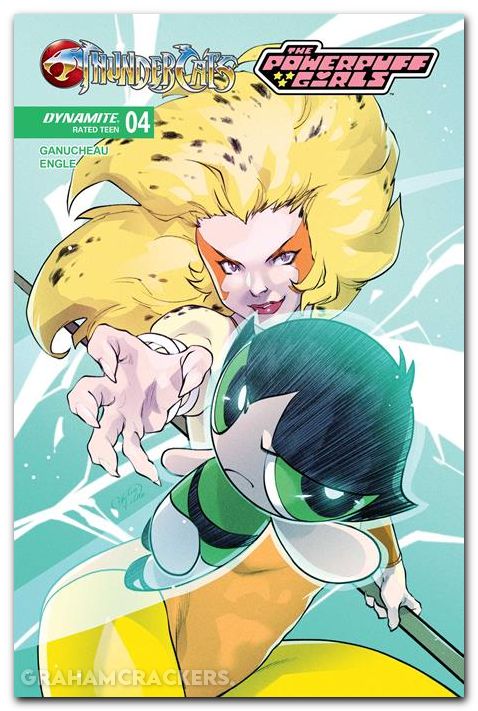 Thundercats Powerpuff Girls #4 (2025) cover e pilliu variant