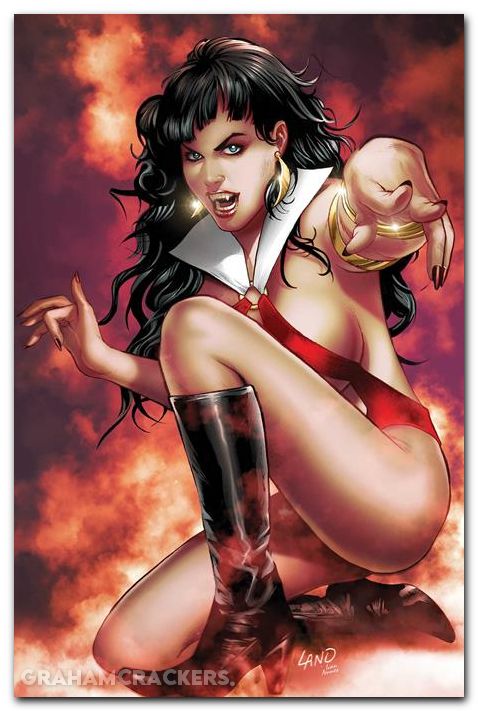 Vampirella Halloween Horror #1 (2025) cover f land foil virgin variant