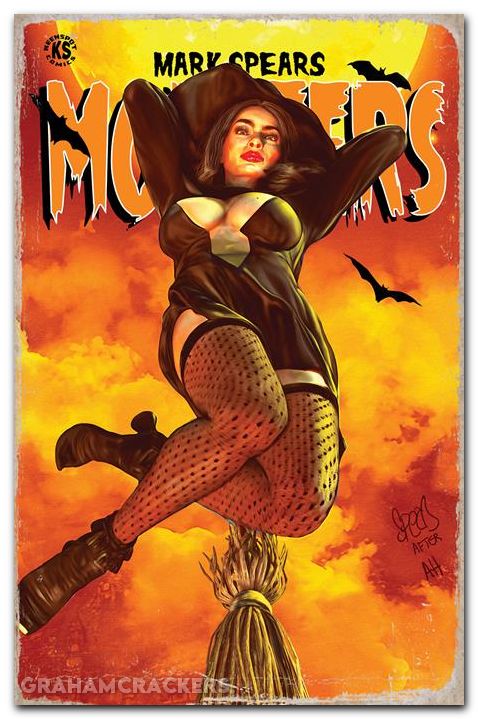 Mark Spears Monsters #7 cover b hexy the witch homage variant