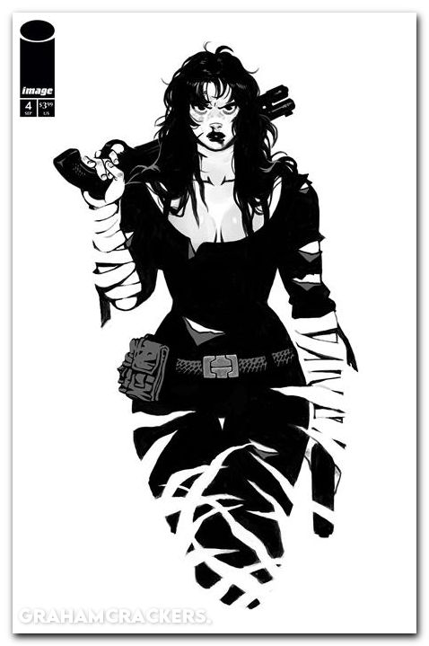 Gehenna Naked Aggression #4 (2025) cover d carpenter b&w variant