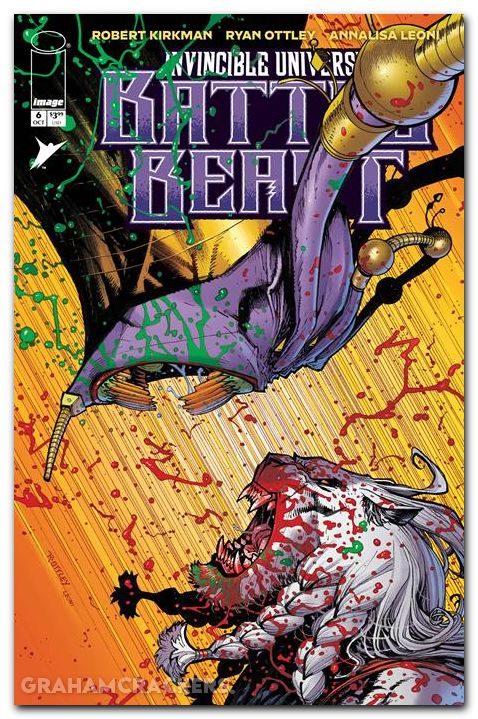 Invincible Universe Battle Beast #6 (2025) cover a