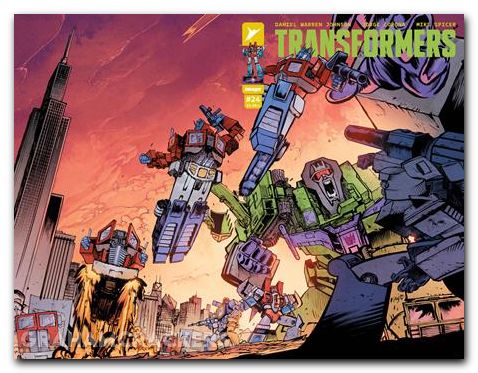 Transformers #24 (2023) cover f johnson wraparound variant