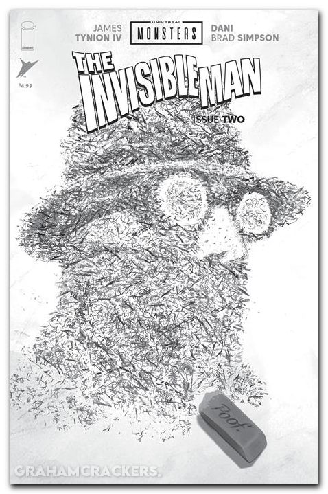 Universal Monsters The Invisible Man #2 (2025) cover d del mundo classic horror variant