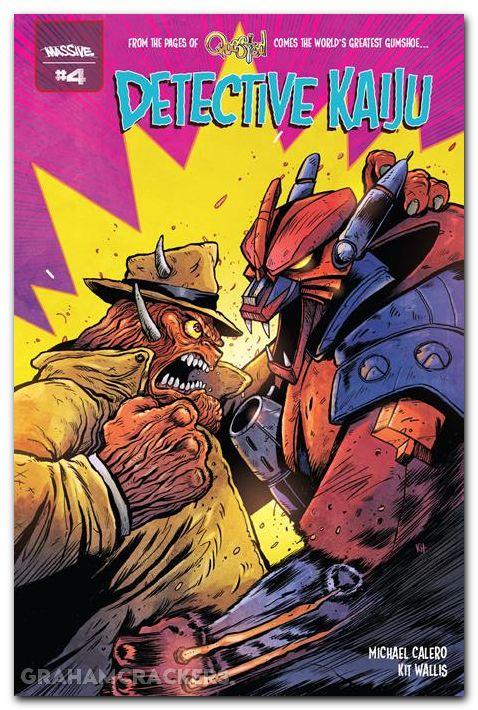 Detective Kaiju #4 (2025) cover a