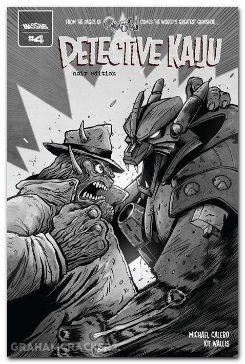 Detective Kaiju #4 (2025) cover c lcsd secret reveal variant