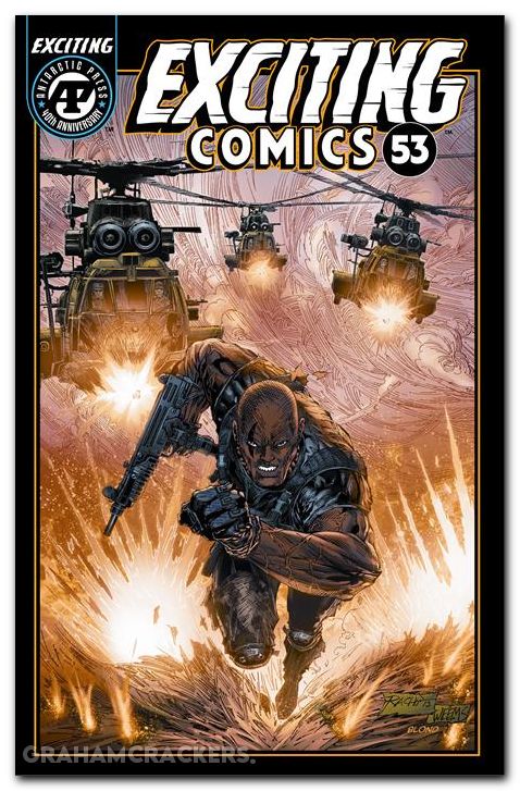 Exciting Comics #53 cover b racho lunar exclusive variant