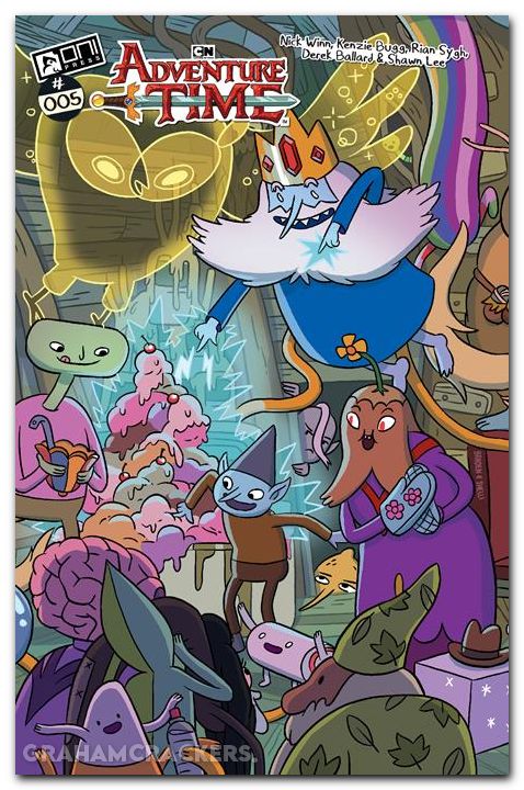 Adventure Time #5 (2025) cover d paroline infinite interlocking variant
