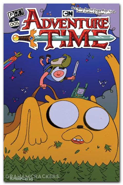 Adventure Time #5 (2025) cover e morales variant