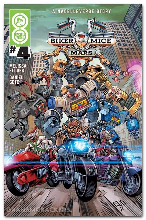 Biker Mice From Mars #4 (2025) cover a