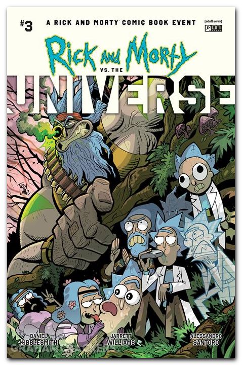 Rick And Morty Vs The Universe #3 (2025) cover b little variant
