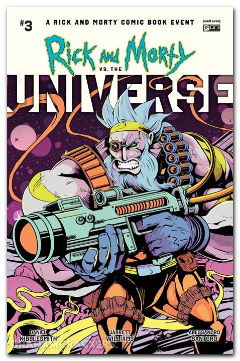 Rick And Morty Vs The Universe #3 (2025) cover c flops interlocking variant