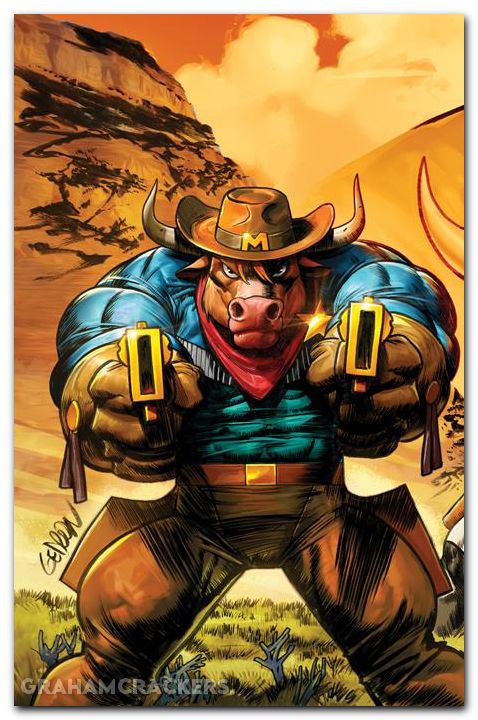 Wild West Cow-Boys Of Moo Mesa #1 (2025) cover g gedeon interlocking virgin variant