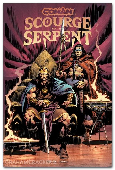 Conan The Barbarian Scourge Of The Serpent #1 (2025) cover f de la torre foil variant