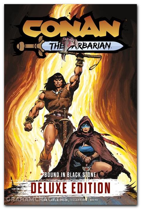 Conan The Barbarian Bound In Black Stone HC Deluxe Edition #01