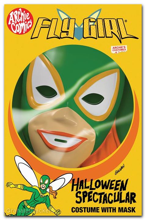 Archies Halloween Spectacular #1 (2026) cover c galvan fly-girl mask variant