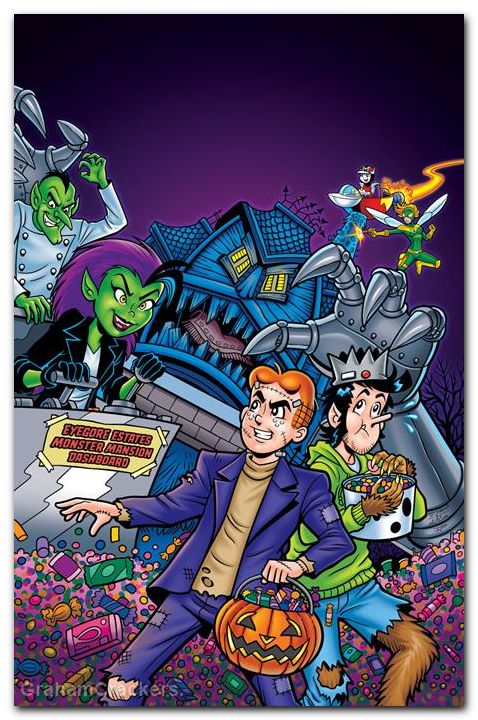 Archies Halloween Spectacular #1 (2026) cover d butler foil virgin variant