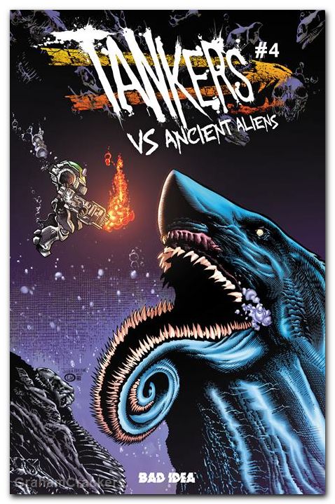 Tankers Vs Ancient Aliens #4 (2026) cover b derstine variant