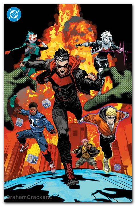 Teen Titans #1 (2026) cover f mora foil variant