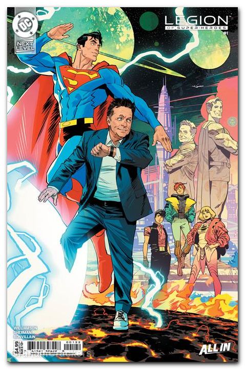 Legion Of Super-Heroes #1 (2026) cover h mora michael j fox cameo variant