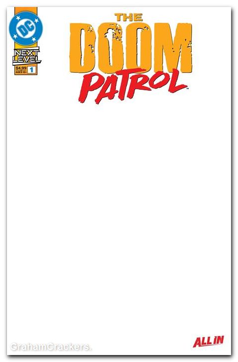 Doom Patrol #1 (2026) cover e blank variant