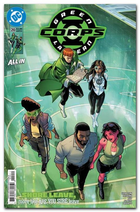 Green Lantern Corps #20 (2025) cover a