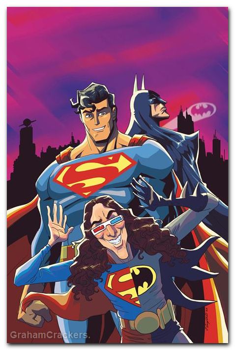 Batman Superman Weird Al Worlds Weirdest #1 (2026) cover d gaylord variant