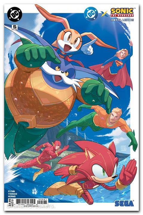 DC X Sonic The Hedgehog The Metal Legion #5 (2026) cover b kim variant