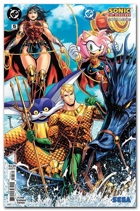 DC X Sonic The Hedgehog The Metal Legion #5 (2026) cover c acuna variant