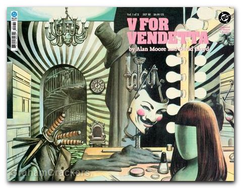 V For Vendetta #1 (1988) 2026 facsimile edition cover c lloyd foil variant