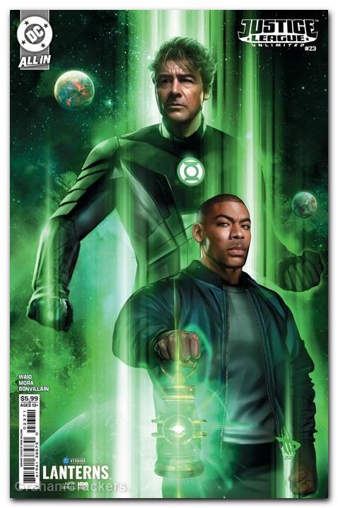 Justice League Unlimited #23 (2024) cover g wilkins lanterns variant