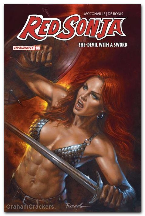 Red Sonja She Devil With A Sword #5 (2026) cover b parrillo variant