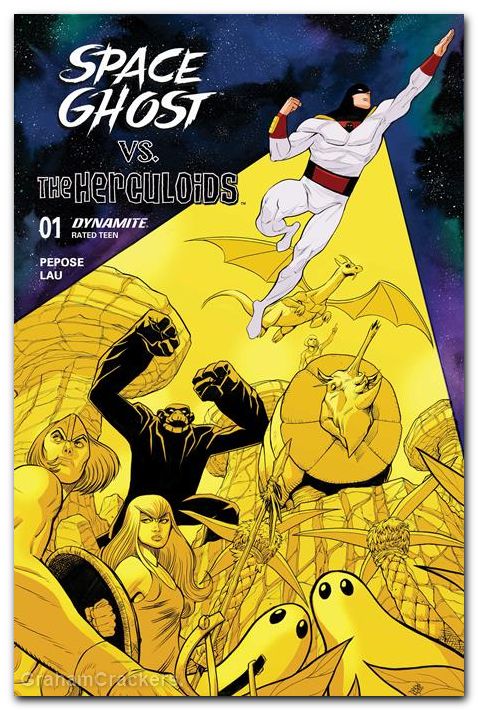 Space Ghost Vs The Herculoids #1 (2026) cover b moss variant