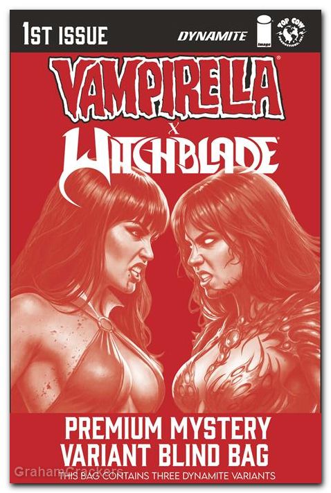 Vampirella X Witchblade Special #1 (2026) cover i premium mystery blind bag variant