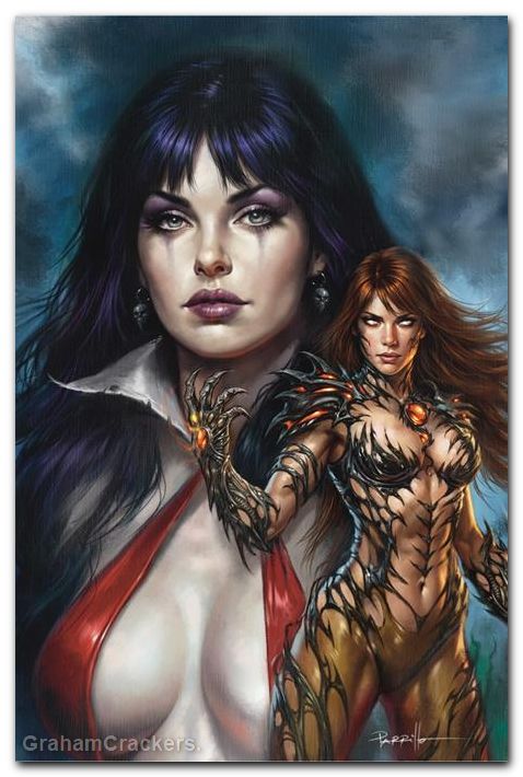 Vampirella X Witchblade Special #1 (2026) cover m parrillo virgin variant