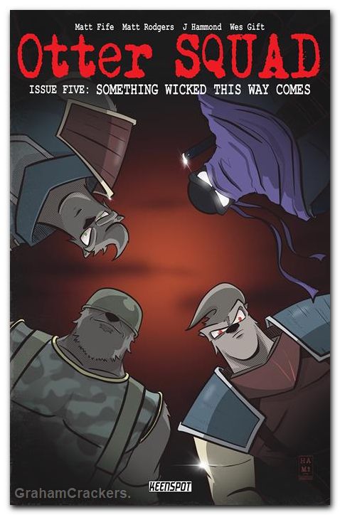 Otter Squad #5 (2026) cover b hammond the boys homage bagged variant