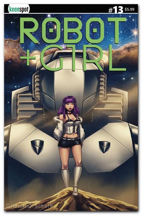 Robot + Girl #13 cover a