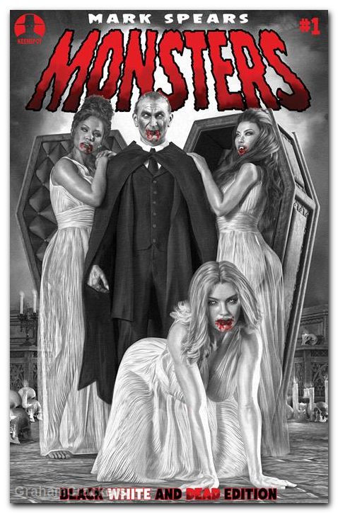 Mark Spears Monsters #1 seventh print cover c court of blood variant