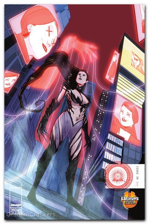 Department Of Truth #39 cover d cadonici witchblade team up variant