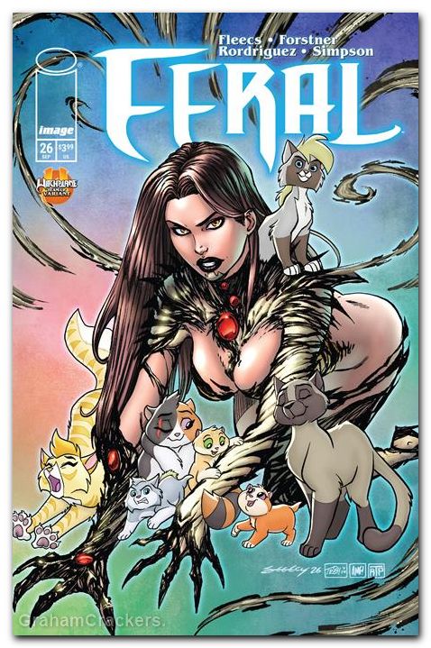 Feral #26 cover d forstner witchblade team up variant
