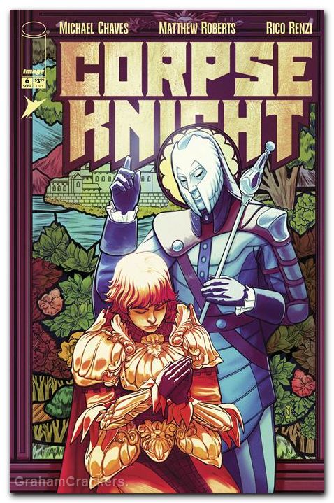 Corpse Knight #6 (2026) cover d malavia stained glass variant