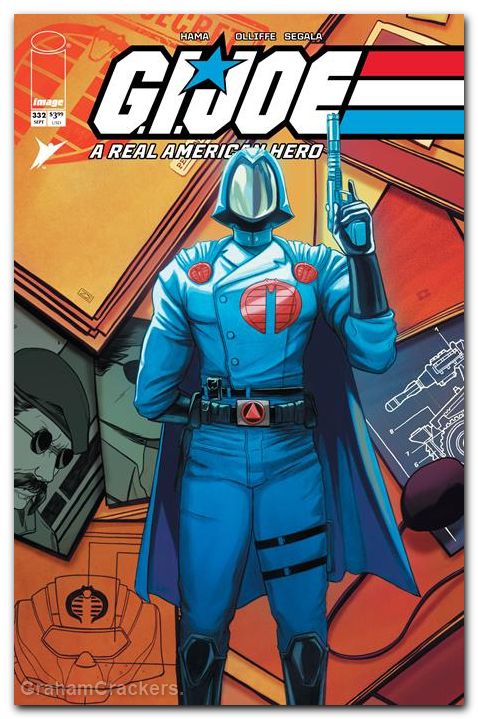 GI Joe A Real American Hero #332 (2023) cover c malavia secret dossier variant