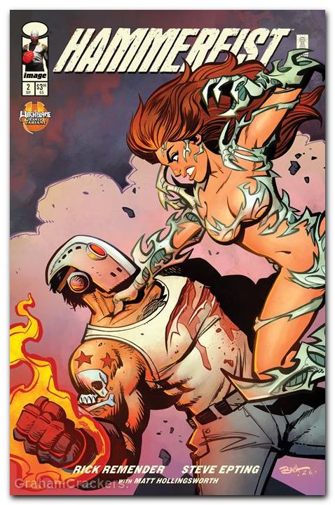 Hammerfist #2 (2026) cover c parson witchblade team up variant